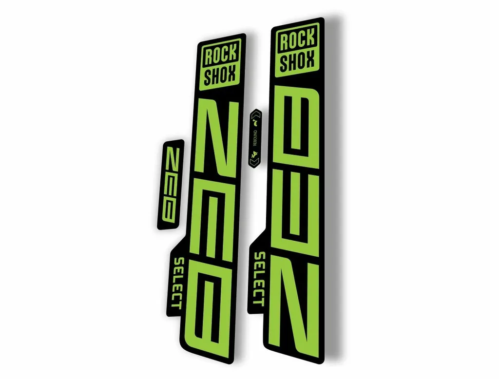 Rock Shox ZEB 2021 Select Mountain Bike Cycling Decal Sticker Adhesive Green