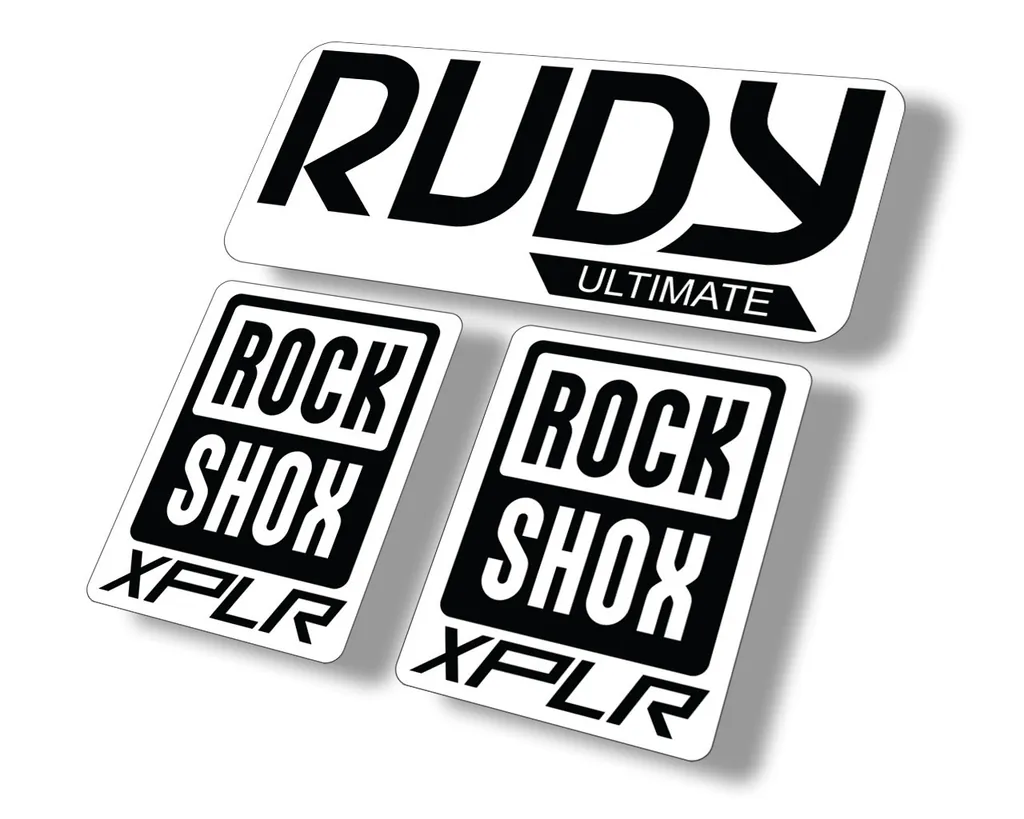 Rock Shox Rudy Ultimate XPLR Gravel Fork Decal Bike Cycling Sticker Black