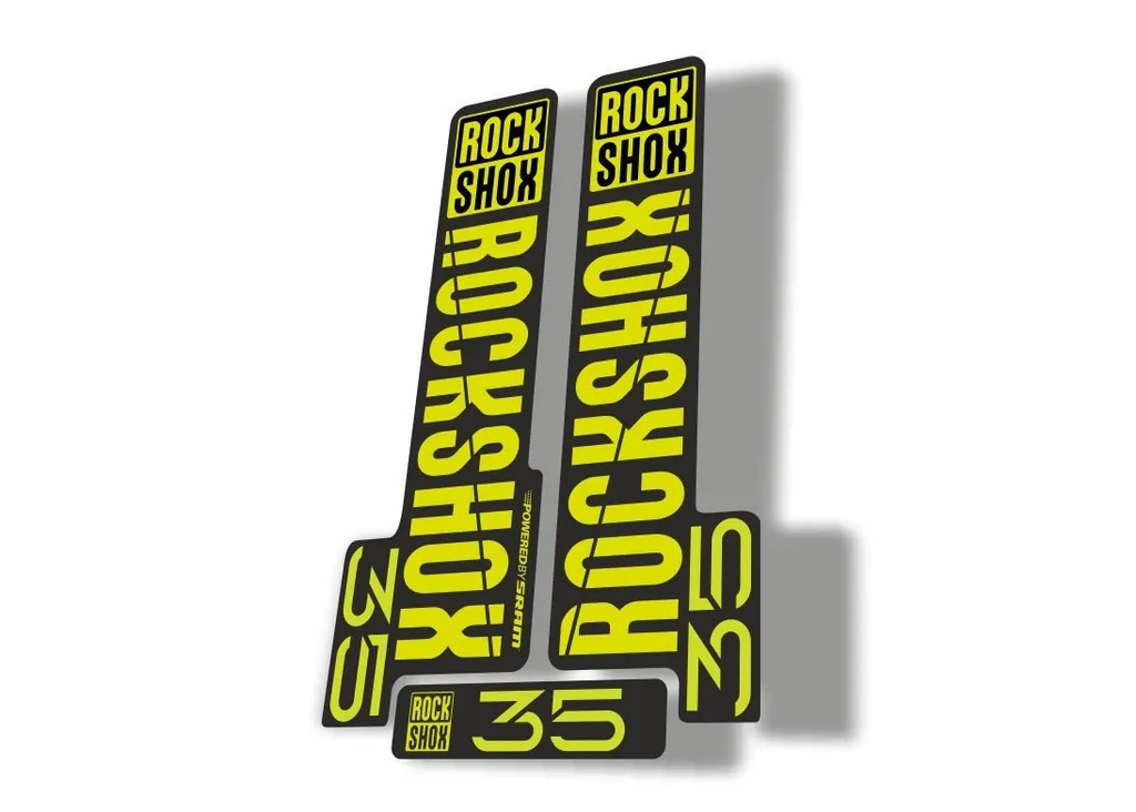 Rock Shox 35 2018 Fork Decal Mountain Bike Cycling Sticker Adhesive Lime Green