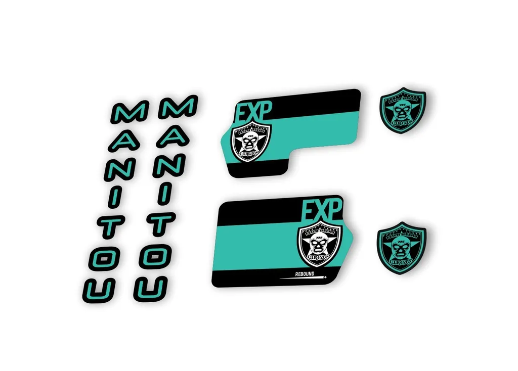 Manitou Circus Expert 2020 Fork Suspension Decal Kit Sticker Dolphin