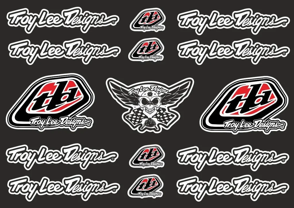 Troy Lee Designs Bike Bicycle Frame Decal Stickers Graphic Adhesive Set Vinyl #2