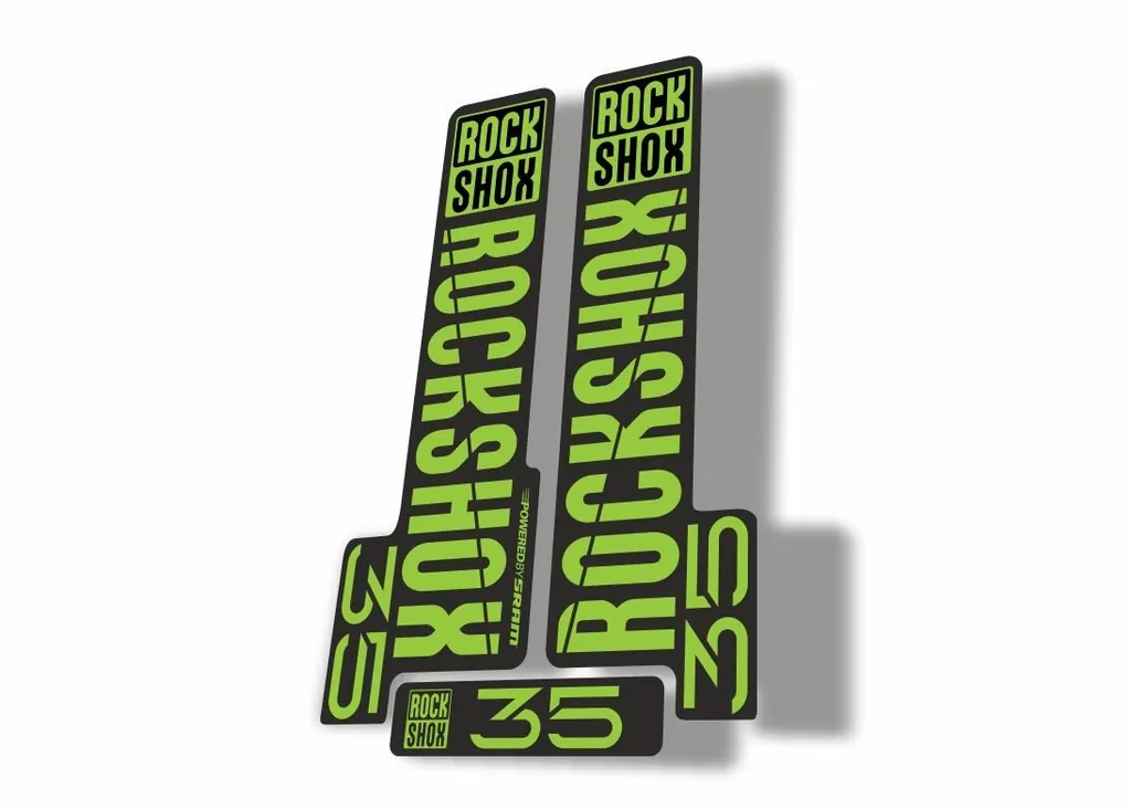 Rock Shox 35 2018 Fork Decal Mountain Bike Cycling Sticker Adhesive Green