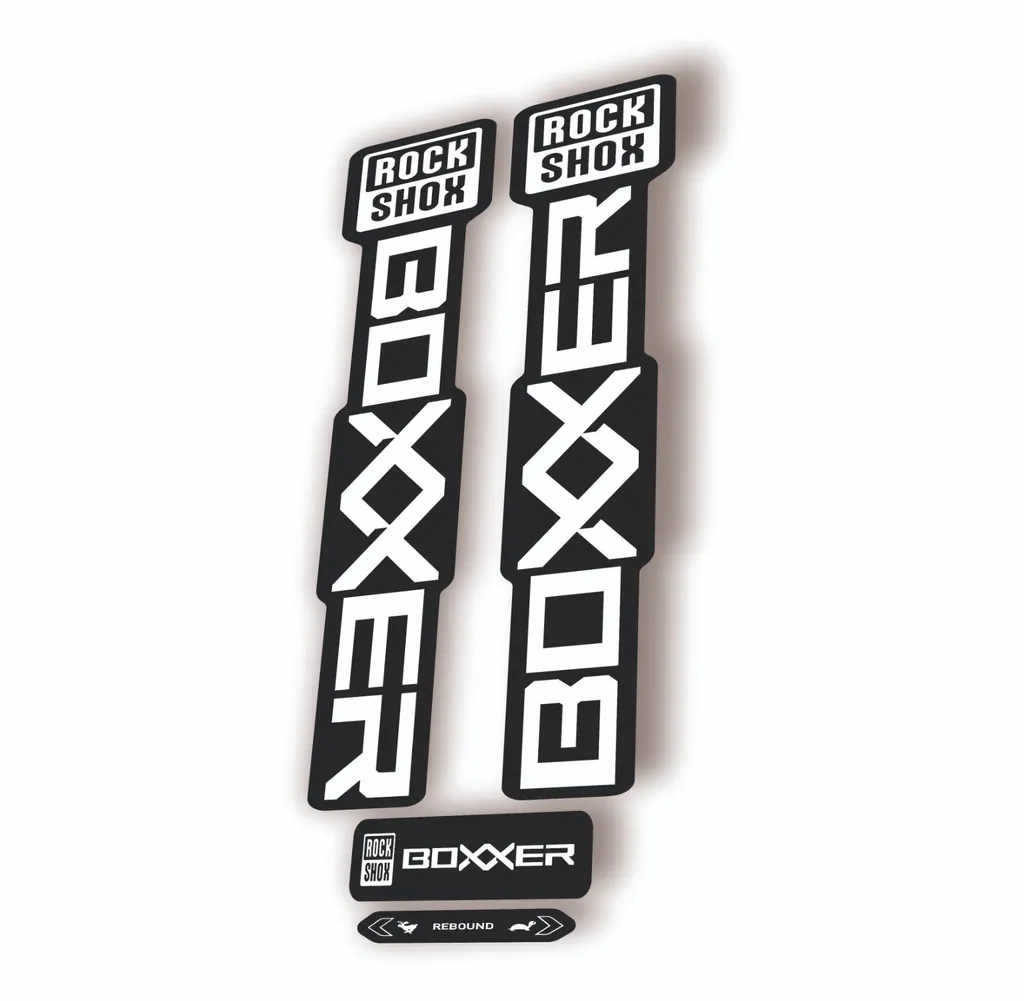 Rock Shox BOXXER 2024 ULTIMATE Mountain Bike Cycling Decal Adhesive White