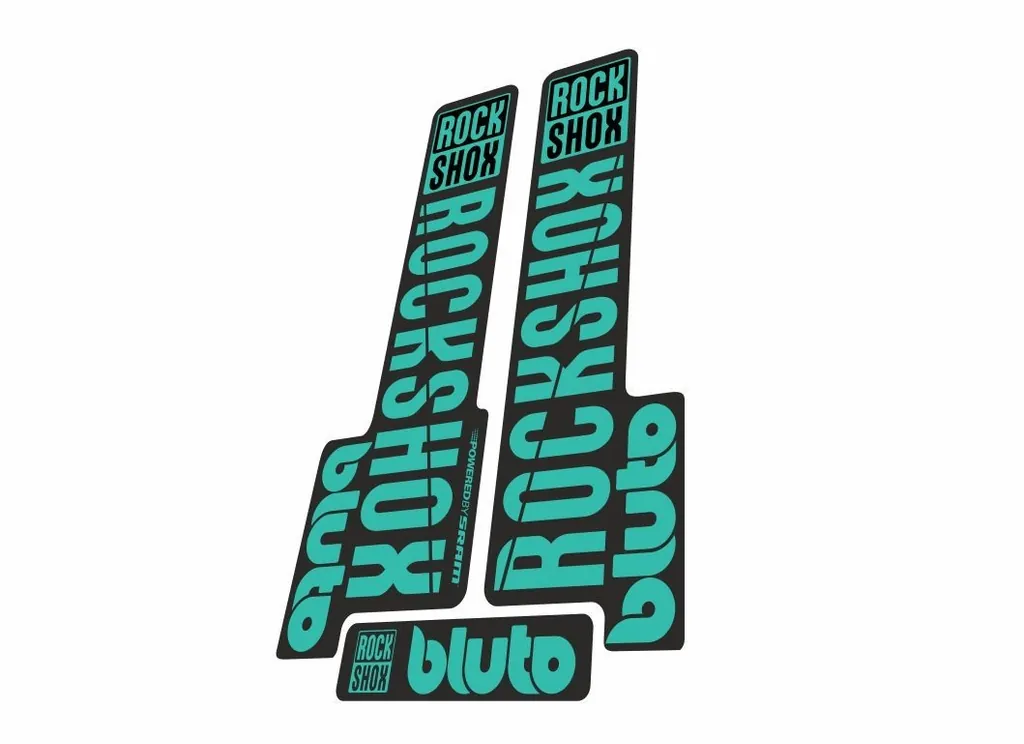 Rock Shox BLUTO 2018 Mountain Bike Cycling Decal Kit Sticker Dolphine