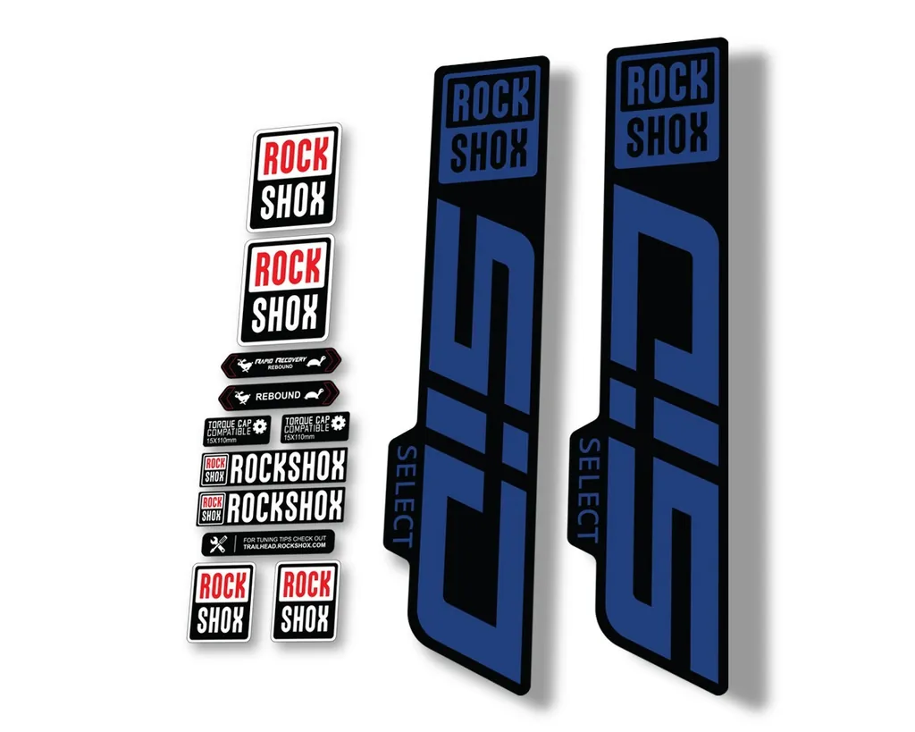 Rock Shox SID 2021 Select Mountain Bike Cycling Decal Sticker Adhesive D. Blue