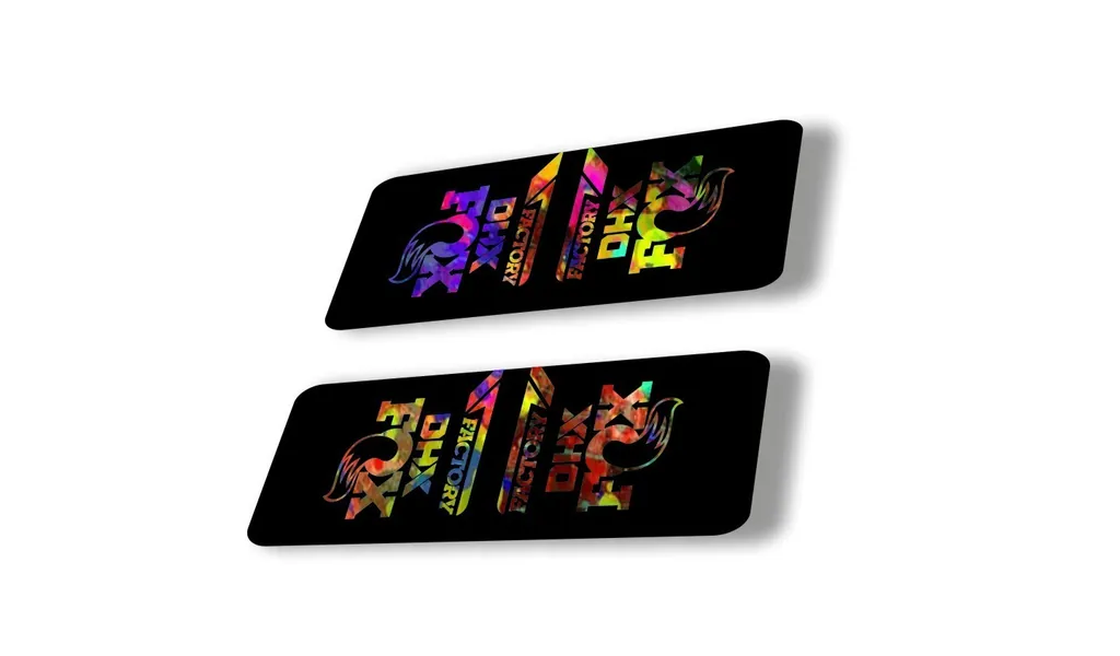 FOX DHX 2022 Factory Rear Shock Suspension Sticker Decal Adhesive Oil Slick