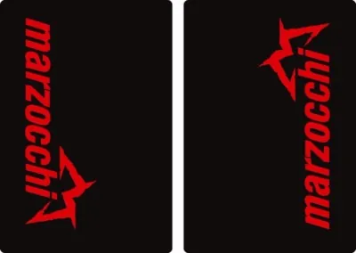 Marzocchi Suspension Bike Upper Fork Decal Sticker Graphic Set Adhesive 2Pcs #2