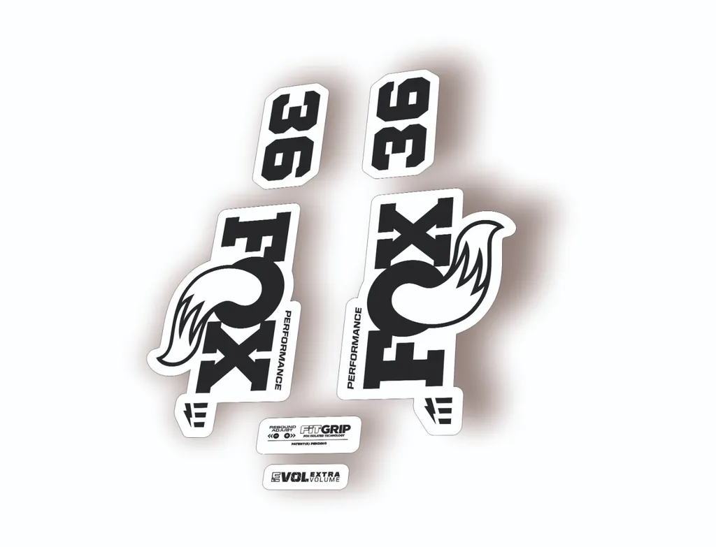 FOX 36 Performance E-Optimized 2026 Fork Factory Decal Sticker Adhesive Black