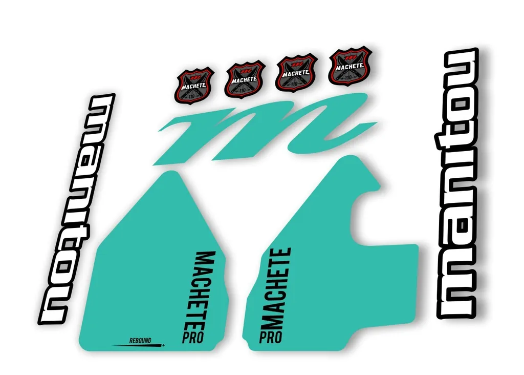 Manitou Machette 110 Pro 2020 Fork Suspension Decal Kit Sticker Dolphin