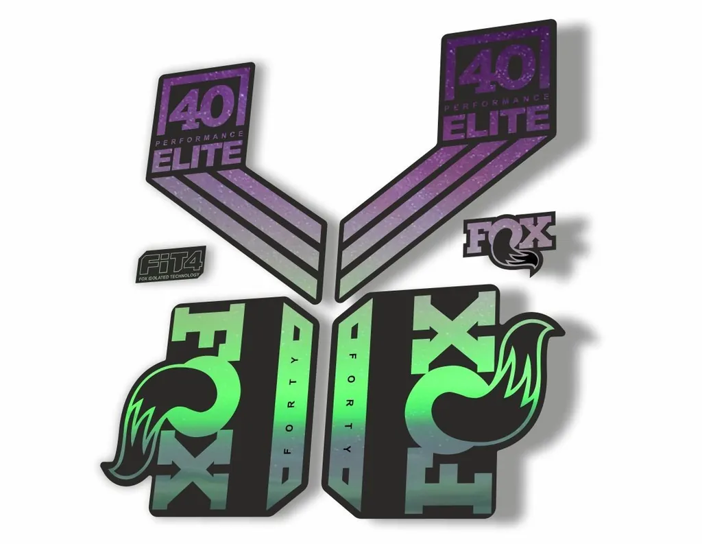 FOX 40 Elite Performance 2017-18 Fork Suspension Factory Decal Sticker N Lights