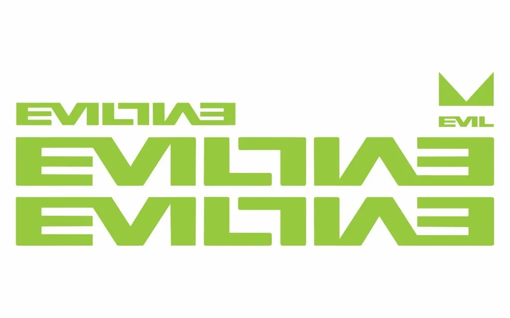 Bicycle Vinyl Frame Stickers – Compatible with EVIL Bike Frames – Green