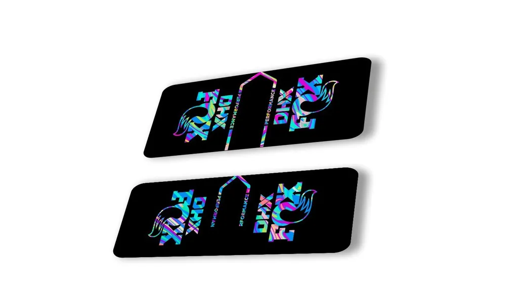 FOX DHX 2022 Performance Rear Shock Suspension Sticker Decal Oil Slick 1