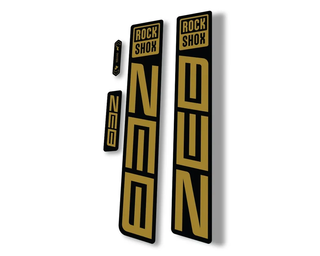 Rock Shox ZEB R 2021 Mountain Bike Cycling Decal Sticker Adhesive Gold