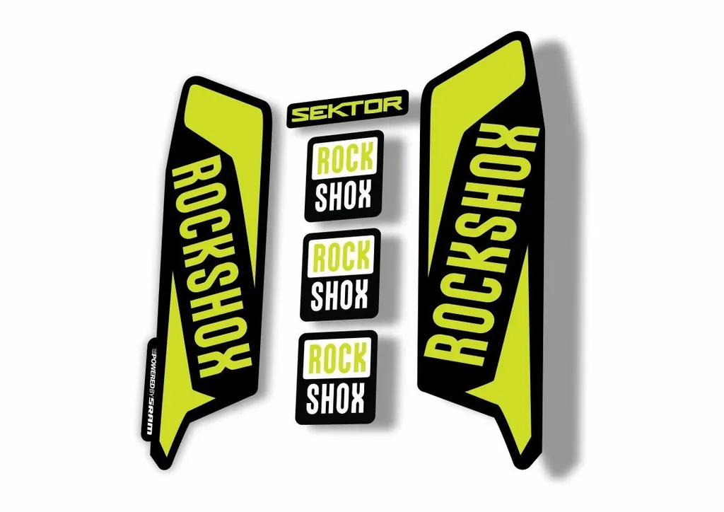Rock Shox SEKTOR 2016 Fork Decal Mountain Bike Cycling Sticker Adhesive L. Green