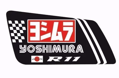 Yoshimura NEW R11 Exhaust Muffler Decal Replacement End Cap Sticker