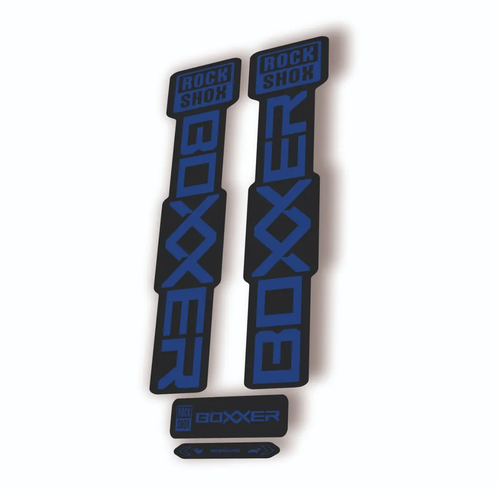 Rock Shox BOXXER 2024 ULTIMATE Mountain Bike Cycling Decal Adhesive Dark Blue
