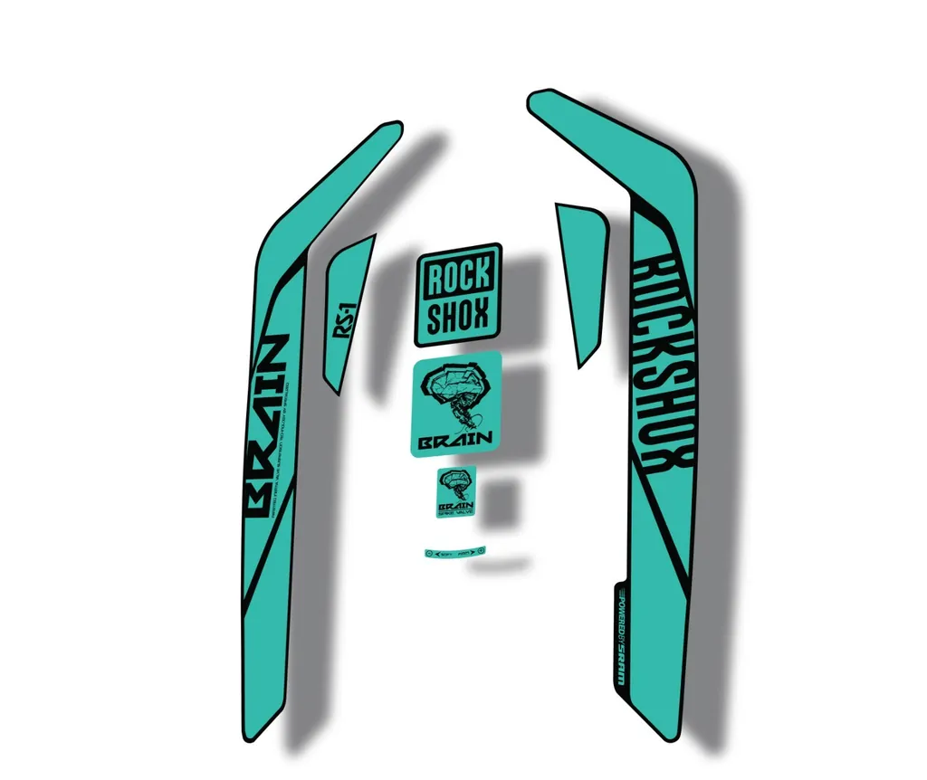 Rock Shox RS-1 Brain 2016-17 Mountain Bike Cycling Decal Sticker Adhesiv Dolphin