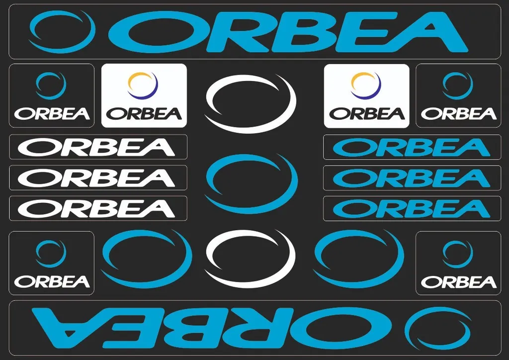 Bicycle Vinyl Stickers – Compatible with ORBEA Bikes – Blue