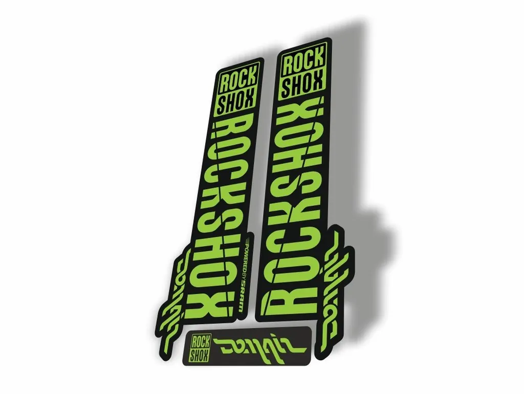 Rock Shox DOMAIN 2018 Fork Decal Mountain Bike Cycling Sticker Adhesive Green