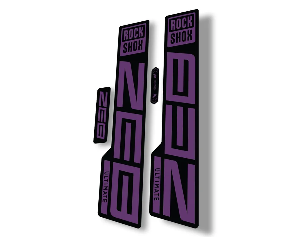 Rock Shox ZEB 2021 ULTIMATE Mountain Bike Cycling Decal Sticker Adhesive Purple