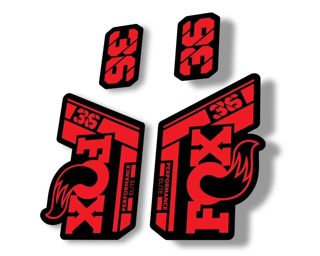 FOX 36 Performance Elite 2021 Forks Suspension Factory Decal Sticker Red