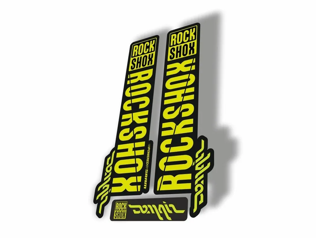 Rock Shox DOMAIN 2018 Fork Decal Mountain Bike Cycling Sticker Lime Green