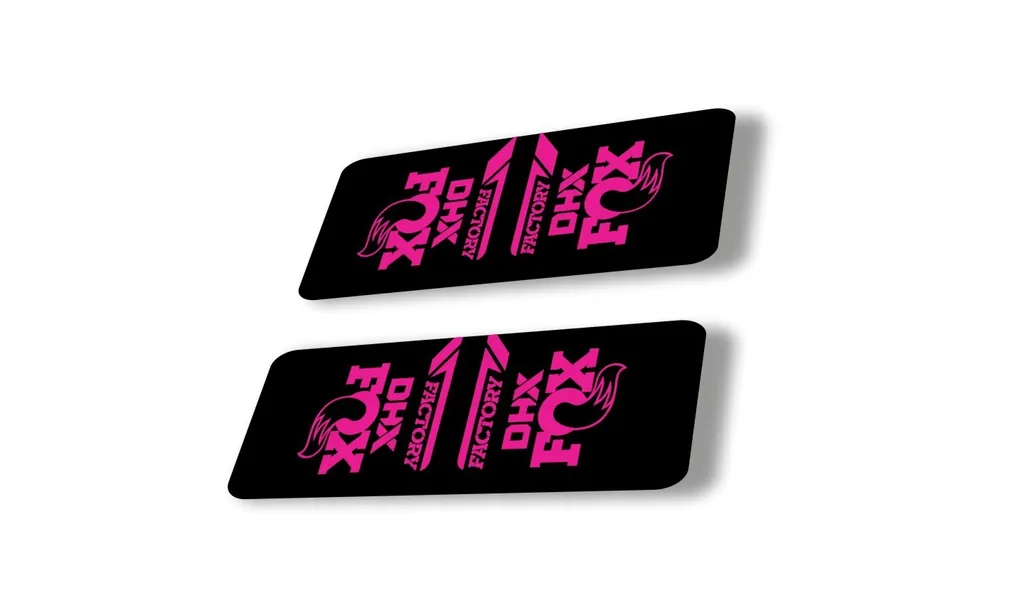 FOX DHX 2022 Factory Rear Shock Suspension Sticker Decal Adhesive Pink
