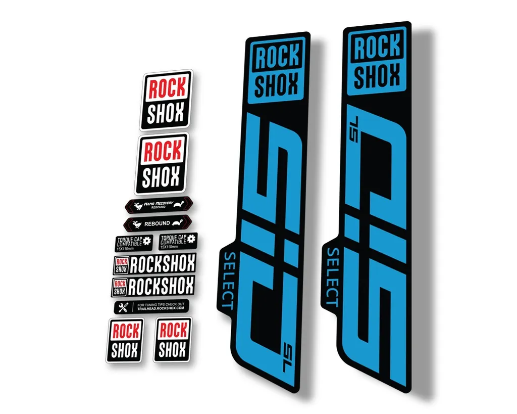 Rock Shox SID SELECT SL 2021 Fork Decal Mountain Bike Cycling Sticker Blue