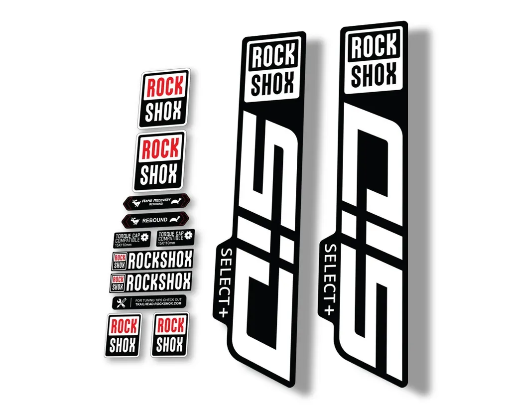 Rock Shox SID 2021 Select + (Plus) Mountain Bike Cycling Decal Sticker White