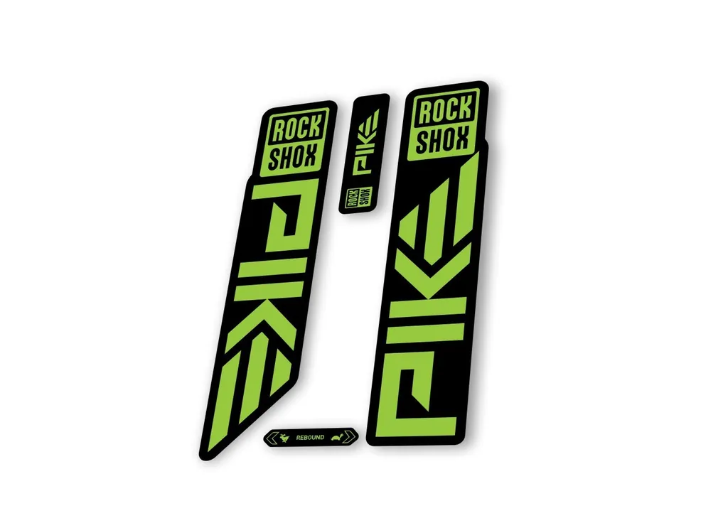 Rock Shox PIKE 2023 Mountain Bike Cycling Decal Sticker Adhesive Green