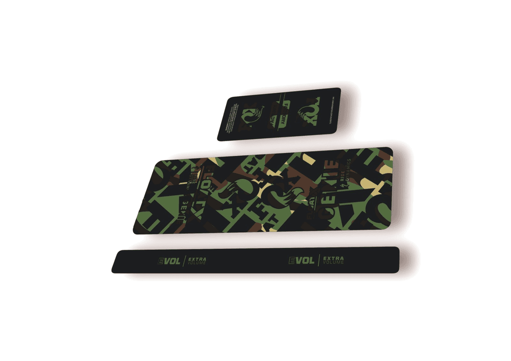 FOX Float X GENIE 2025 Rear Shock Decal Sticker Kit Adhesive Camo