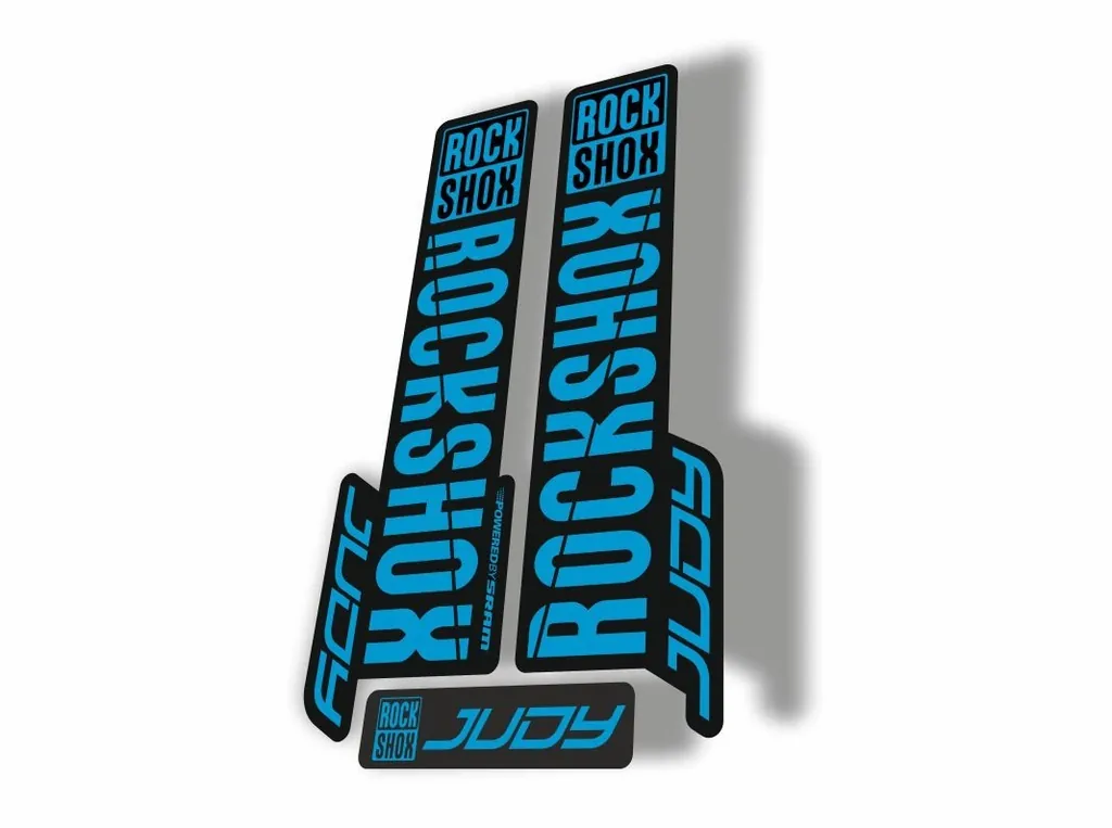 Rock Shox JUDY 2018 Fork Decal Mountain Bike Cycling Sticker Adhesive Blue