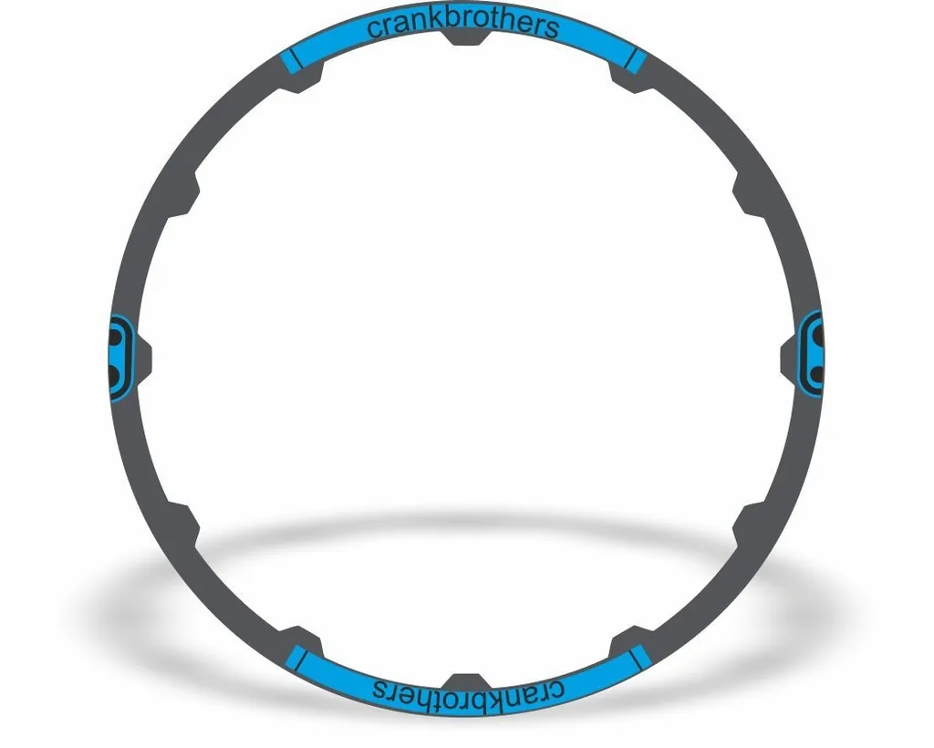 Crank Brothers Cobalt 29" Rim Stickers Decal Vinyl Replacement Adhesive Set Blue