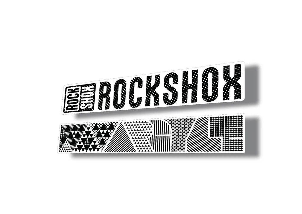 Rock Shox ARGYLE 2017 Fork Decal Mountain Bike Cycling Sticker Adhesive Black