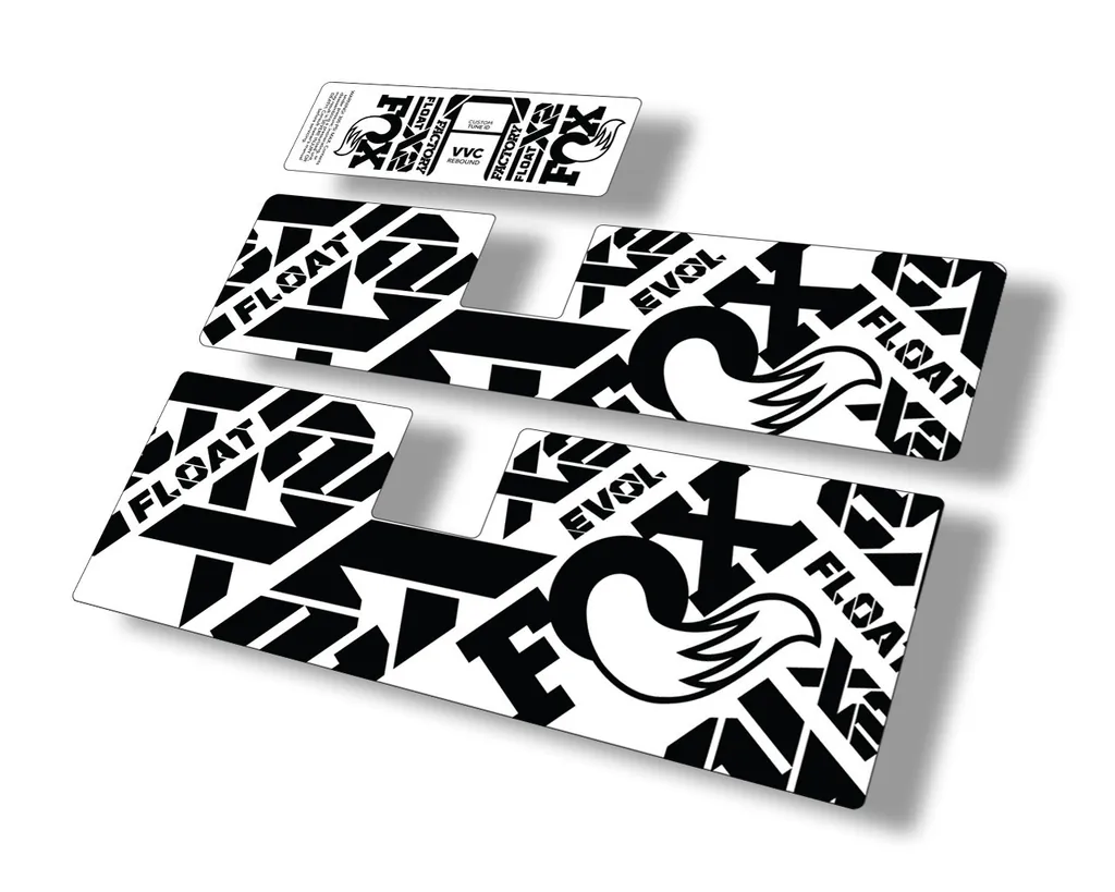 FOX Float X2 2021 Rear Shock Suspension Sticker Factory Decal Full Set Black