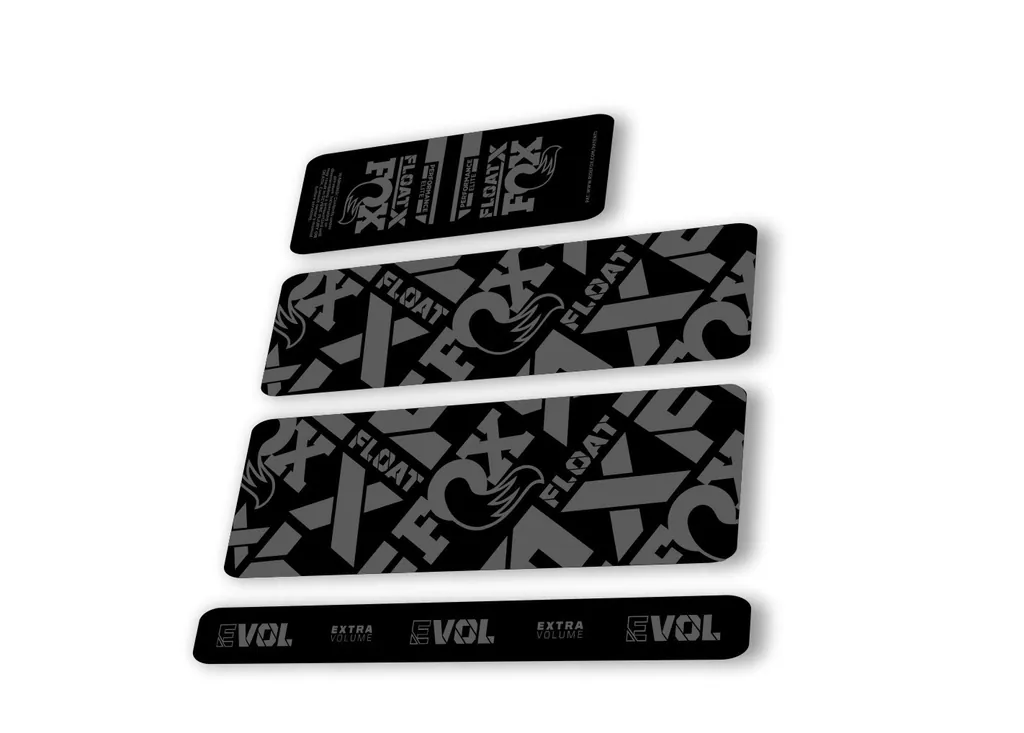 Fox 2022 Float X Performance Elite Rear Shock Suspension Sticker Decal Gray