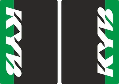 KYB Motocross Upper Fork Decal Stickers Graphic Set Adhesive Green
