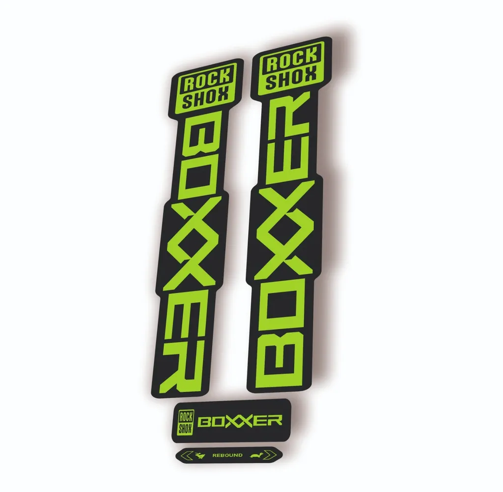 Rock Shox BOXXER 2024 ULTIMATE Mountain Bike Cycling Decal Adhesive Green