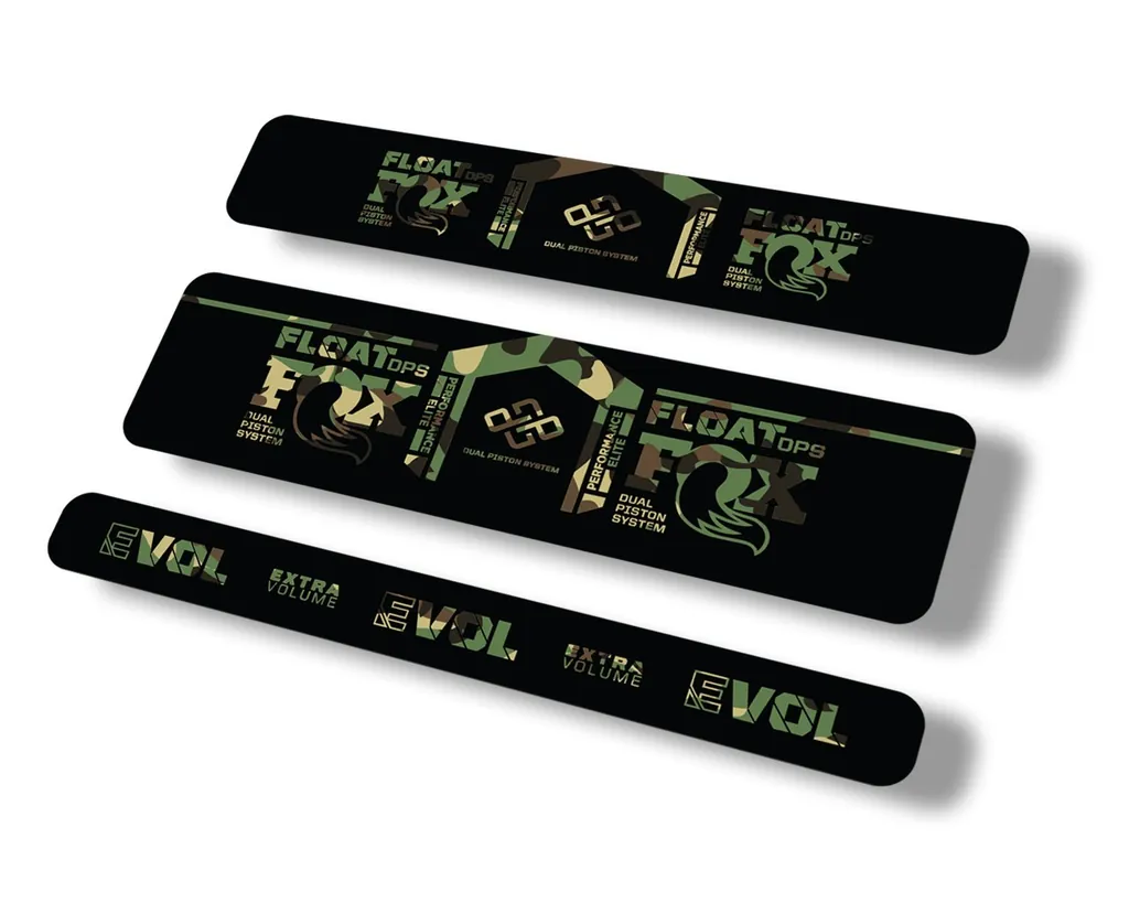 FOX Float DPS 2021 Performance Elite R Rear Shock Suspension Sticker Decal Camo