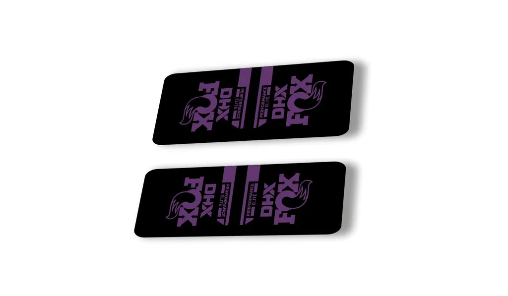 FOX DHX 2022 Performace Elite Rear Shock Suspension Sticker Decal Purple