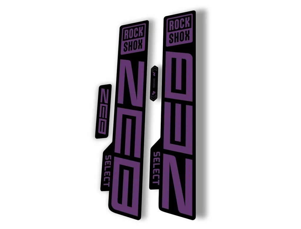 Rock Shox ZEB 2021 Select Mountain Bike Cycling Decal Sticker Adhesive Purple