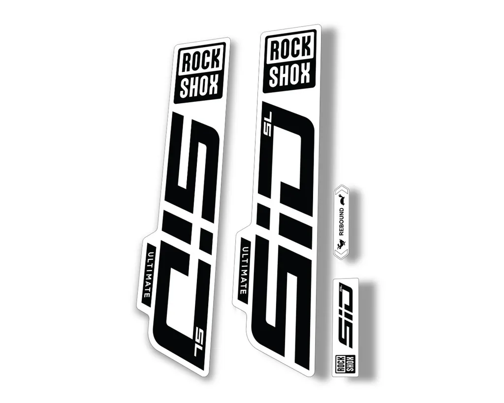 Rock Shox SID SL Ultimate 2021 Mountain Bike Cycling Decal Sticker Black