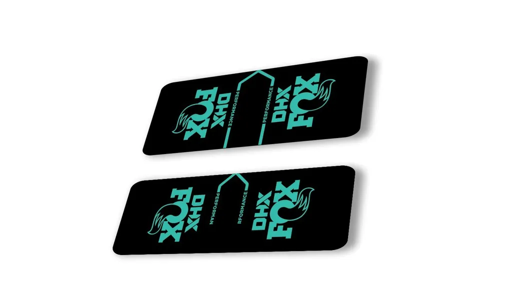 FOX DHX 2022 Performance Rear Shock Suspension Sticker Decal Adhesive Dolphin