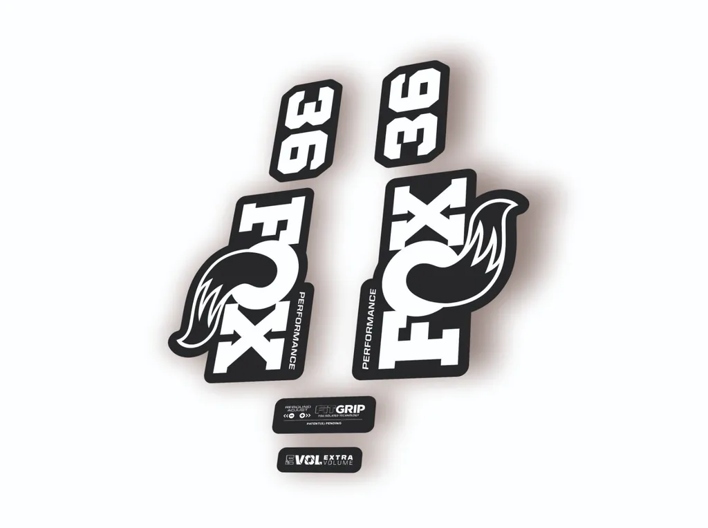 FOX 36 Performance 2026 Fork Factory Suspension Decal Sticker Adhesive White