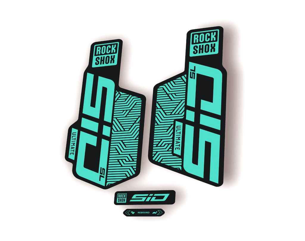 Rock Shox SID SL ULTIMATE 2025 Flight Attendant Bike Decal Sticker Dolphin