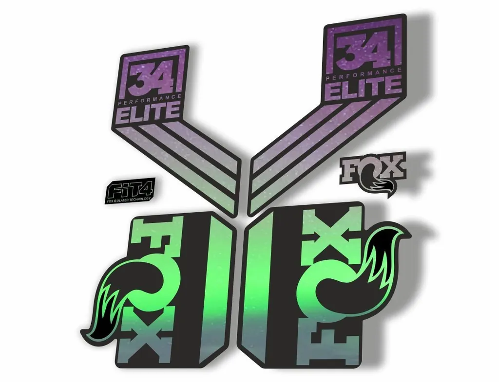 FOX 34 Elite Performance 2017-18 Fork Suspension Factory Decal Sticker N Lights