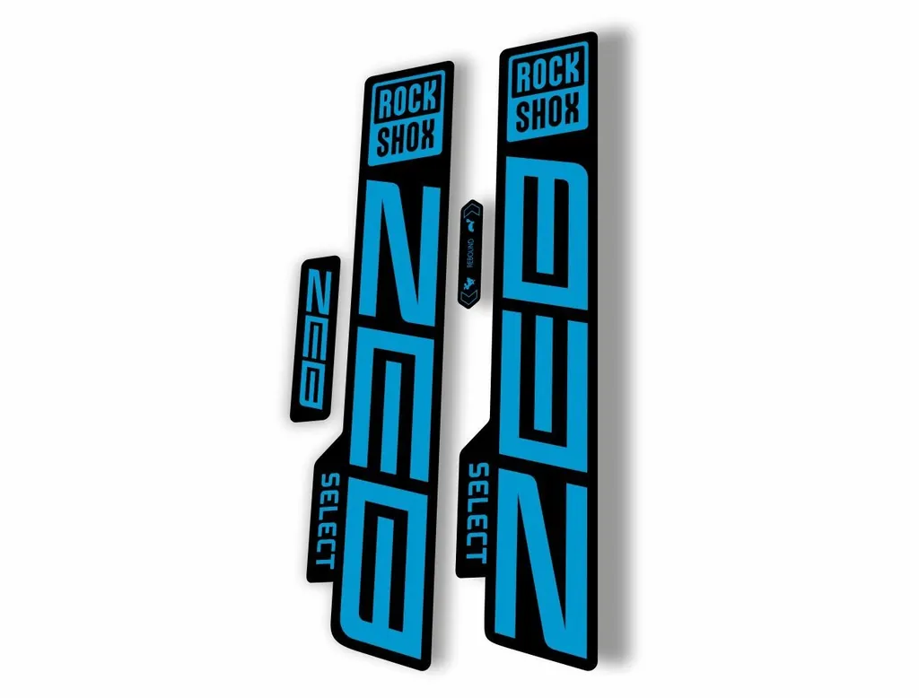Rock Shox ZEB 2021 Select Mountain Bike Cycling Decal Sticker Adhesive Blue