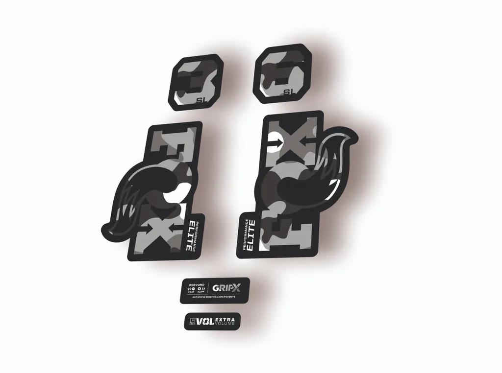 FOX 36 SL Elite 2026 Fork Factory Suspension Decal Sticker Adhesive White Camo