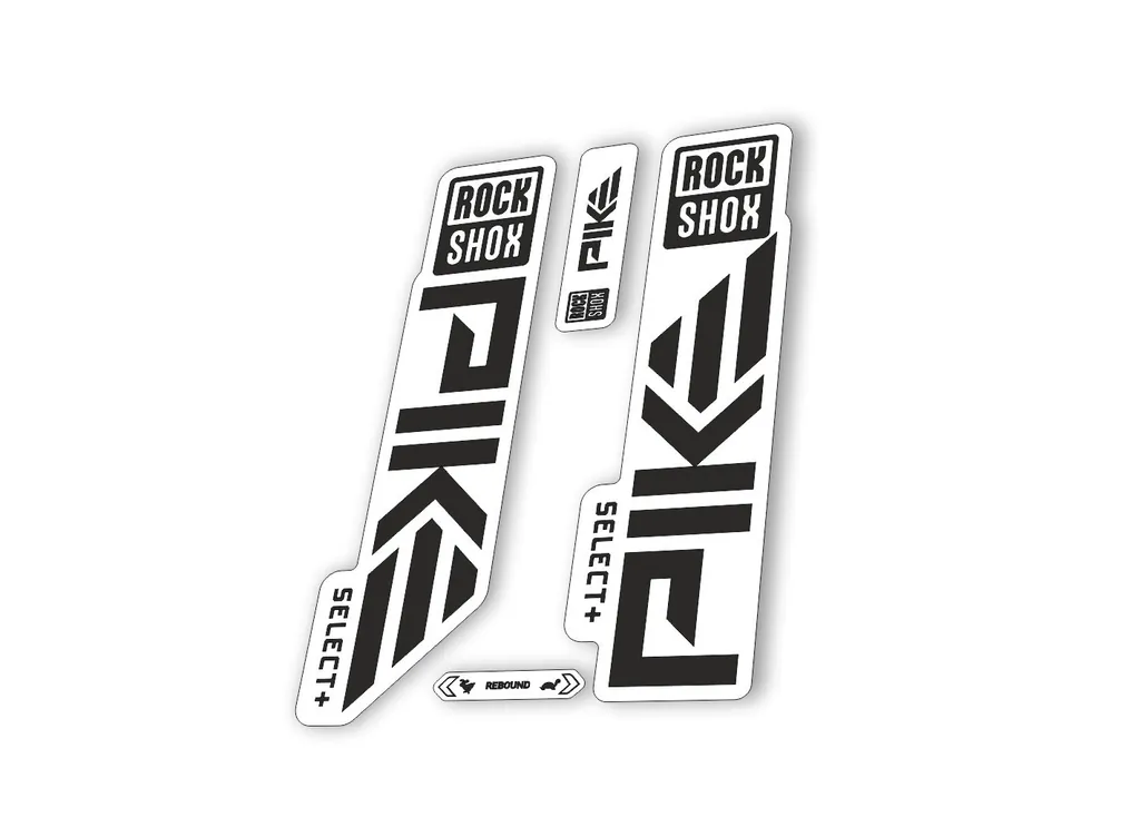 Rock Shox PIKE SELECT + Plus 2023 Mountain Bike Cycling Decal Sticker Black