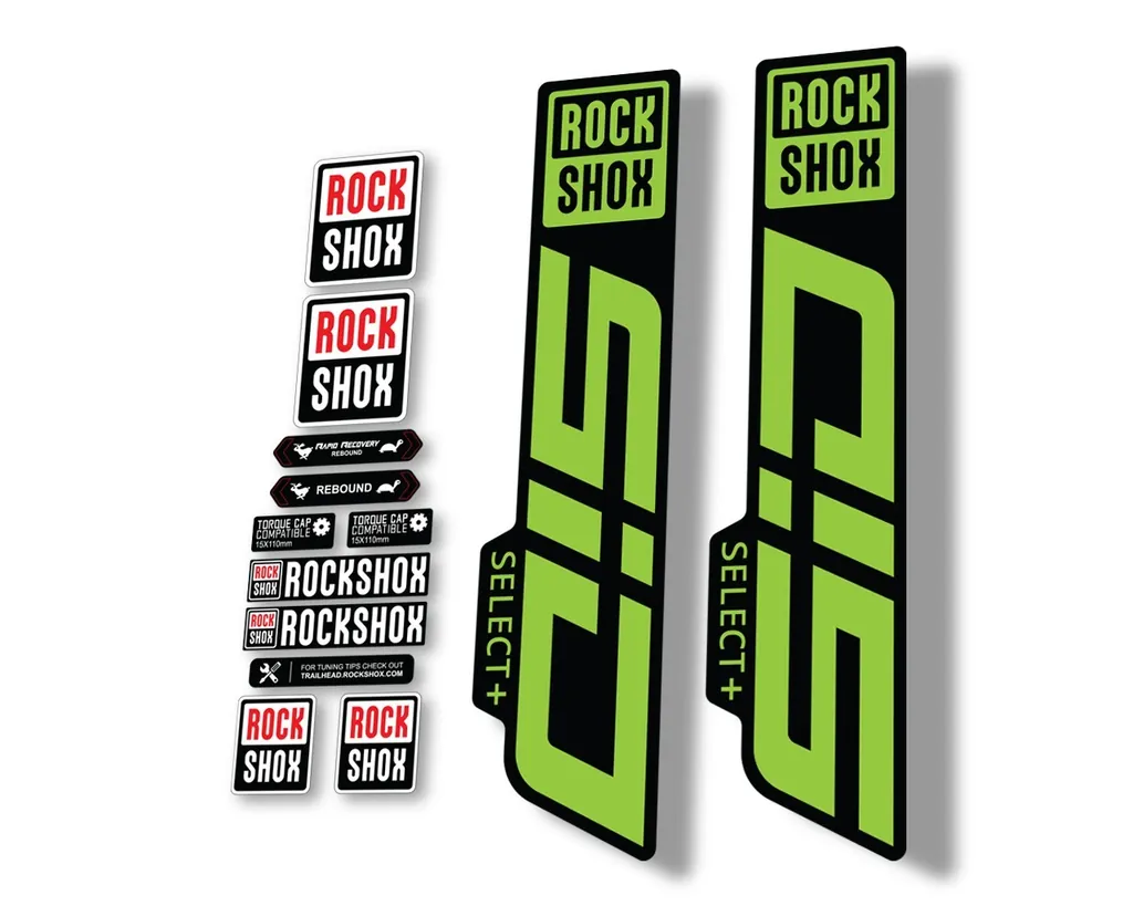 Rock Shox SID 2021 Select + (Plus) Mountain Bike Cycling Decal Sticker Green